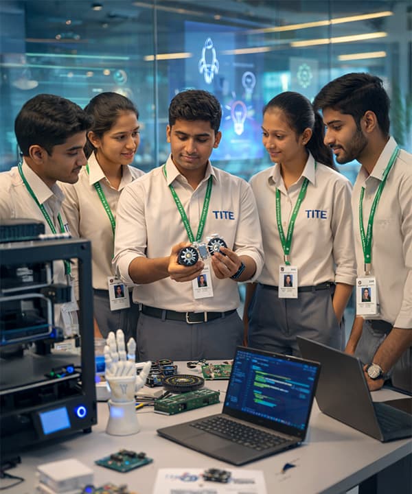 Incubation & Innovation Centres with prototyping labs and startup support